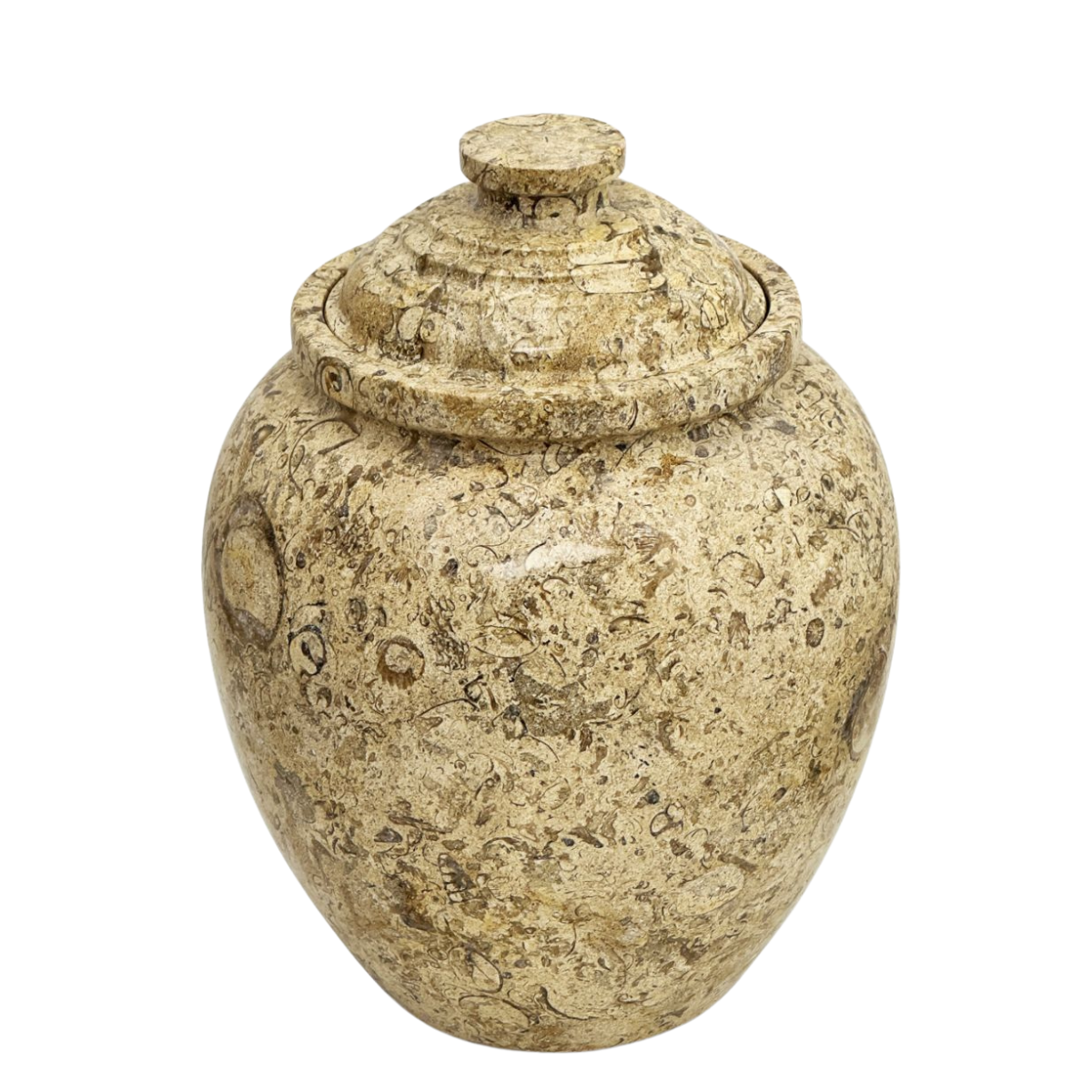Fossil Stone Large Urn