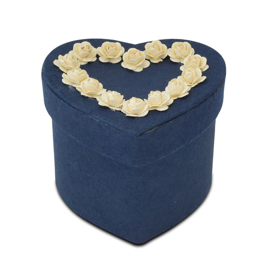 Blue Comfort Heart Paper Pet Urn